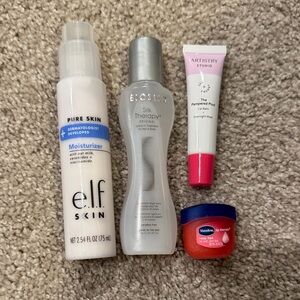 Skin Moisturizer / Silk Hair Therapy / Artistry Lip Balm / Vaseline Rosy Lip Bal